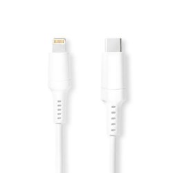 Kabel NEDIS Lightning - USB-C 2m vit