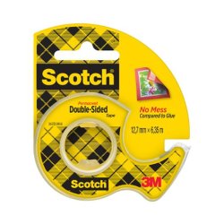 Dubbelhftande tejp SCOTCH 136D 6mx12mm