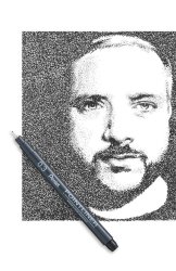 Fineliner PENTEL Pointliner 0,3mm svart