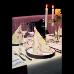 Servett Poppy D-soft 40X40cm 60/fp