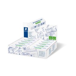 Radergummi Pvc-Fri 65x23x13mm vit 20/fp