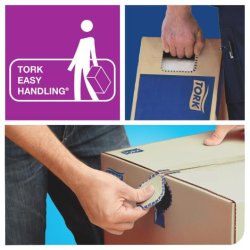 Handduk TORK Pre H1 2-lag vit 6/fp