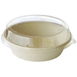 Salladsform BAGASSE 900ml rund, 40st/fp