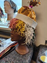 Crinkle craft ljusbl�a pappersstrimlor 1