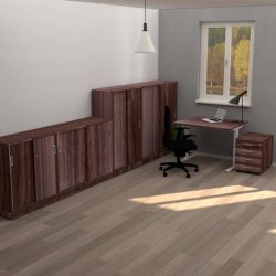 Bord hj/snk Basic 1000x800 valnt/vit