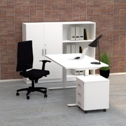 Bord hj/snk Basic 1600x800 vit/vit