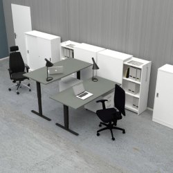 Bord hj/snk Pro 1200x800 gr/svart