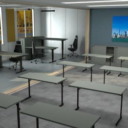 Bord hj/snk Pro 1800x800 gr/svart