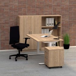 3xA4 hylla med drrar sand ek