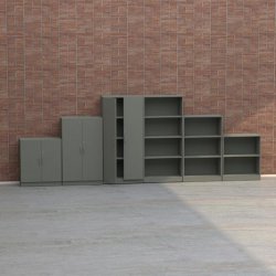 3xA4-hylla 800x400x1320 mm gr