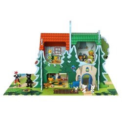 Bamsebyn med lekplatta