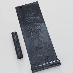 Plasts�ck LDPE 125L 40my svart 25/rl