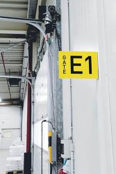 Gngskylt pallstll liggande A4 10/fp