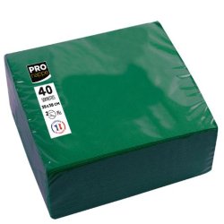 Servetter PRONAPPE 38x38cm 40/fp m.gr�n