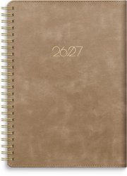 Kalender Study Twist A5 mocca 26/27