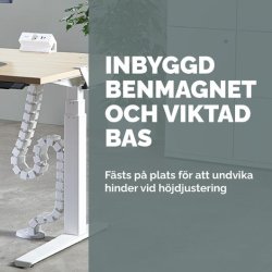 Kabelsamlare FELLOWES CableSpine vit