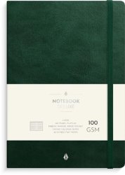 Anteckningsbok BURDE Deluxe A5 m.gr�n