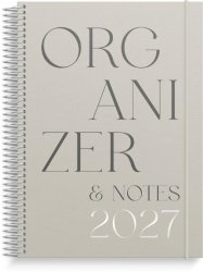 Kalender Organizer & Notes 2027 st�ende
