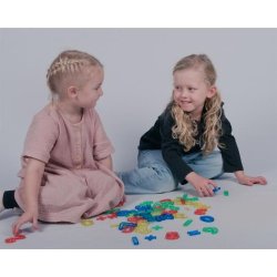 Transparenta Siffror I burk 48 delar