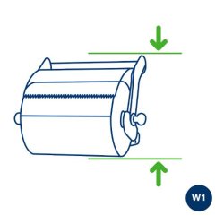 Dispenser TORK W1 V�ggst�ll r�d