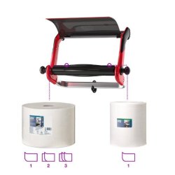 Dispenser TORK W1 V�ggst�ll r�d