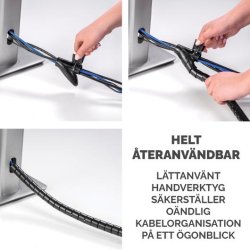 Kabelsamlare FELLOWES Cablezip