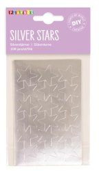 Stickers stj�rnor silver 25mm 108/FP