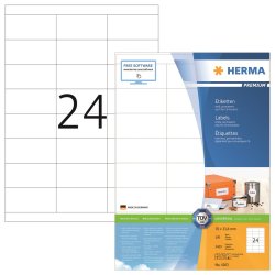 Etikett Premium 70x33,8mm, Herma 4263 permanent 2400st/fp