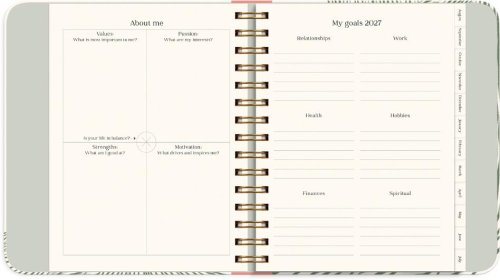 Kalender Life Planner Green A5 26/27