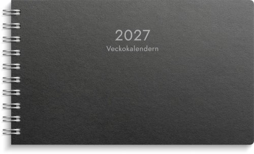 Veckokalendern Eco Line 2027 svart