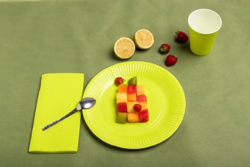 Tallrik PRONAPPE papper 23cm 20/fp kiwi