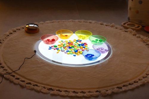 Ljusbord Science Rund 50cm LED