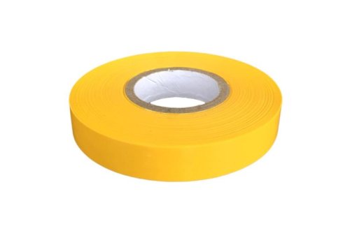 Plastremsa, plastband gul 75m/rulle