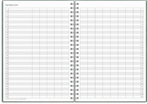 Kalender Study Twist A5 gr�n 26/27