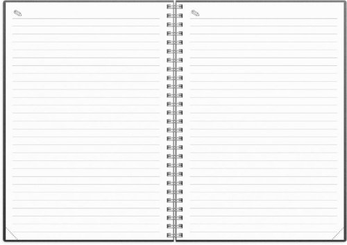 Kalender Weekly A5 2027 konstl�der svart