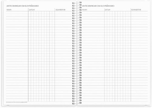L�rarkalendern �mnesl�rare A5 26/27