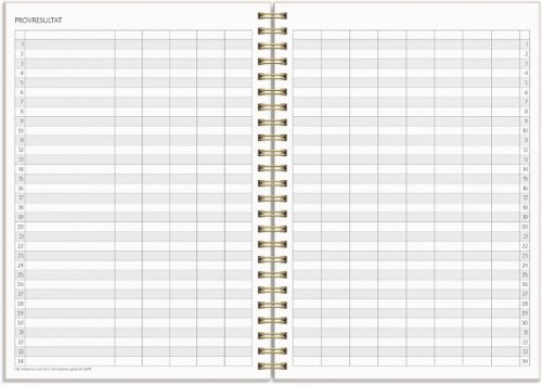 Kalender Study Story A5 blomma 26/27