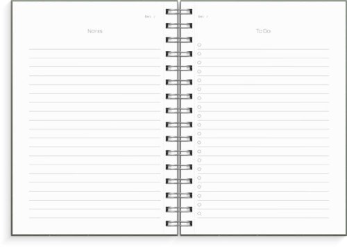 Anteckningsbok BURDE A5 To Do gr�n