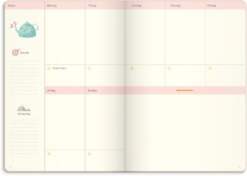 Kalender Dream and do odaterad
