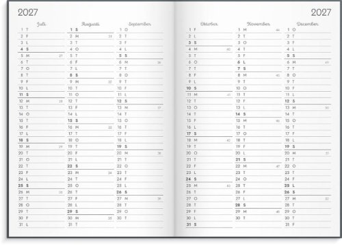Kalender Doodle inbunden 26/27