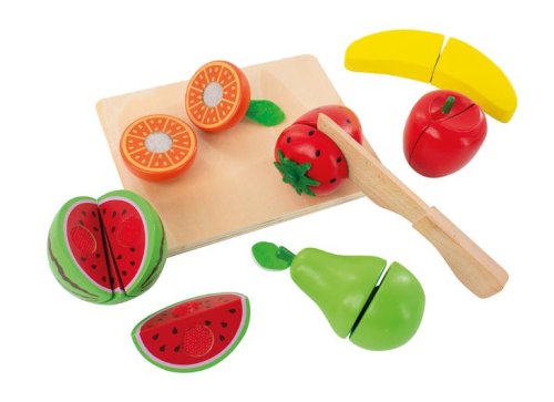 Frukt och gr�nsaker i tr� 8 delar