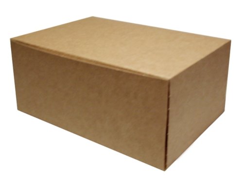 Bakelsekartong 240x130x90mm, brun 250st/fp