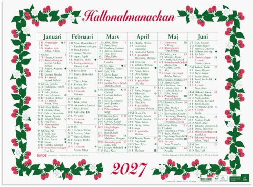 V�ggkalender Stora Hallonalmanackan 2027
