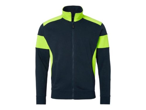 Sweatjacka TOP SWEDE 223 sv/fl gul S