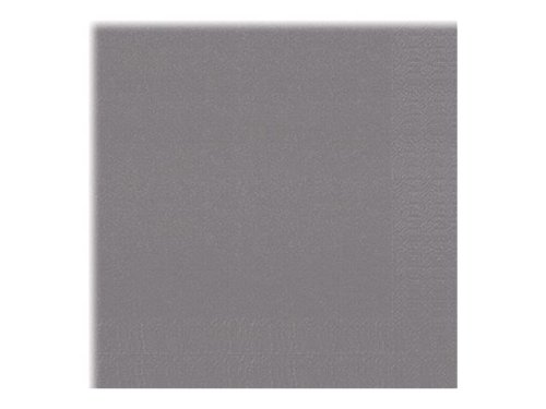 Servett 3-lags 40x40cm granitgr 125st/fp