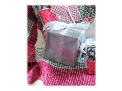 Presentpapper 100cmx100m silver
