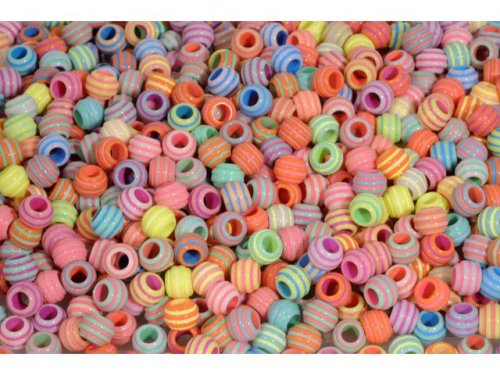 Plastprla pastell rnder 1550/fp