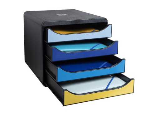 Blankettbox EXACOMPTA BeeBlue 4 ldor