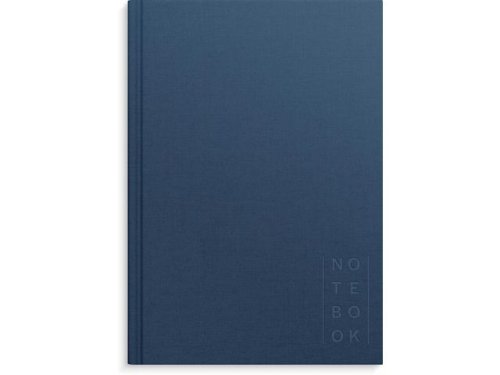Ant.bok BURDE A5 textil linj mrkbl