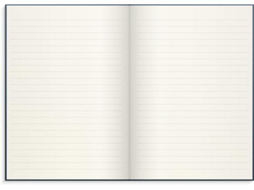 Ant.bok BURDE A5 textil linj mrkbl